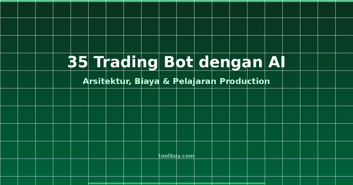 Membangun 35 Trading Bot dengan AI Pair-Programmer: Arsitektur, Biaya, dan Pelajaran