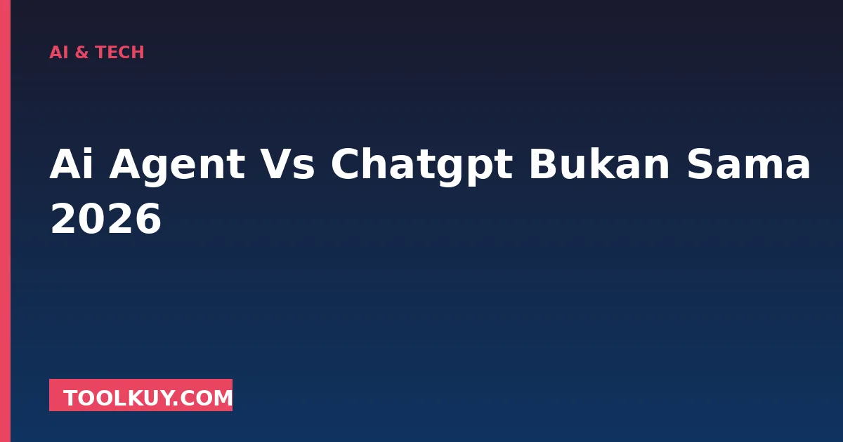 AI Agent vs ChatGPT (2026)