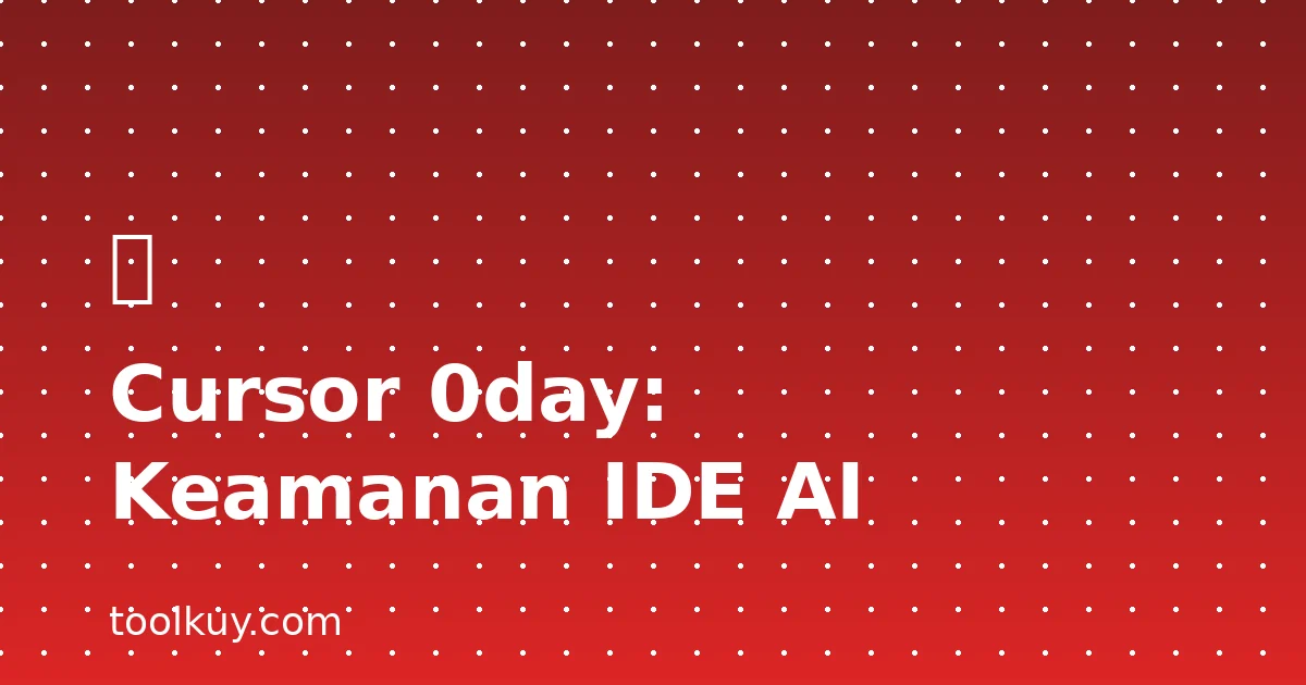 Cursor 0day: Ketika Full Disclosure Jadi Satu-Satunya Perlindungan — Panduan Keamanan IDE AI 2026