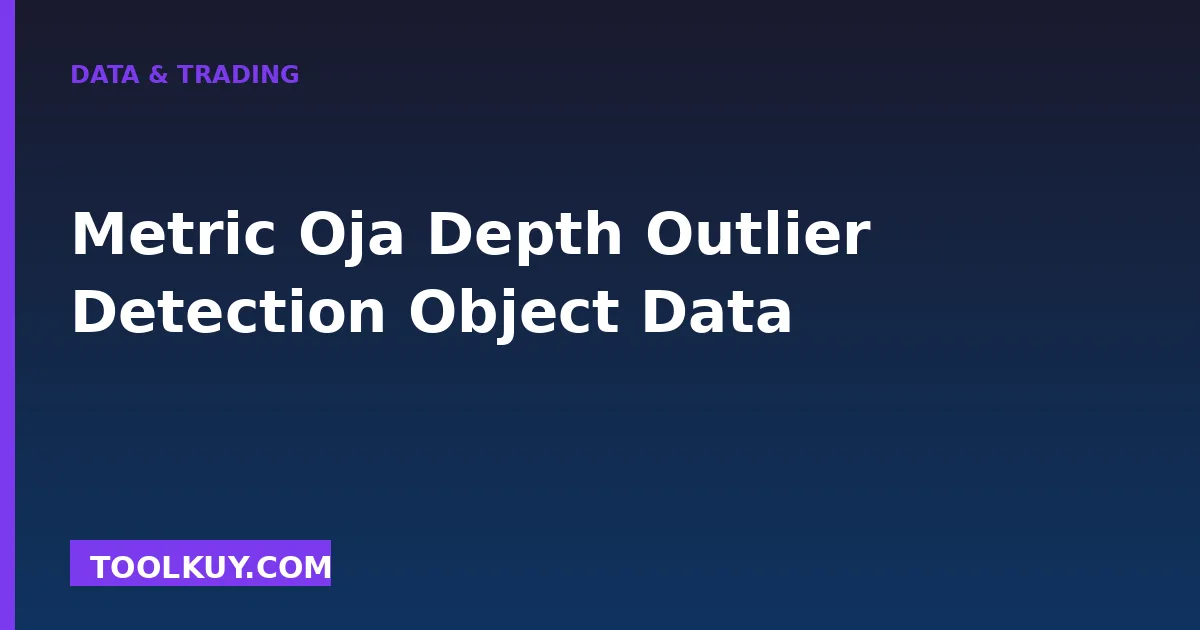 Metric Oja Depth (MOD3) (2026)