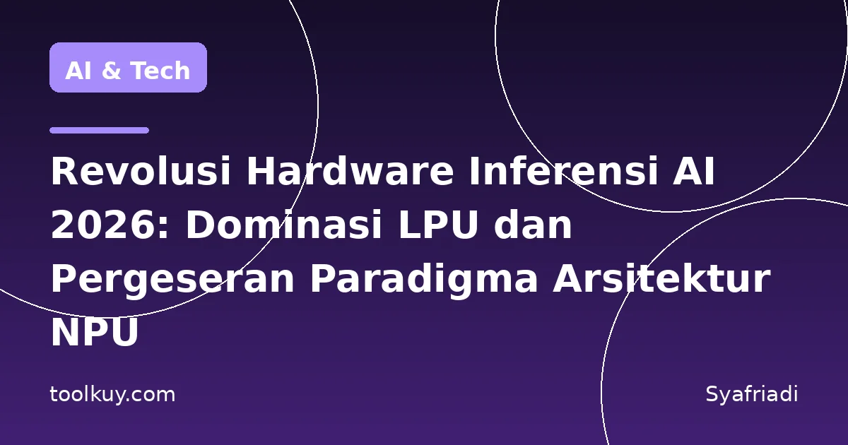 Revolusi Hardware Inferensi AI 2026: Dominasi LPU dan Pergeseran Paradigma Arsitektur NPU