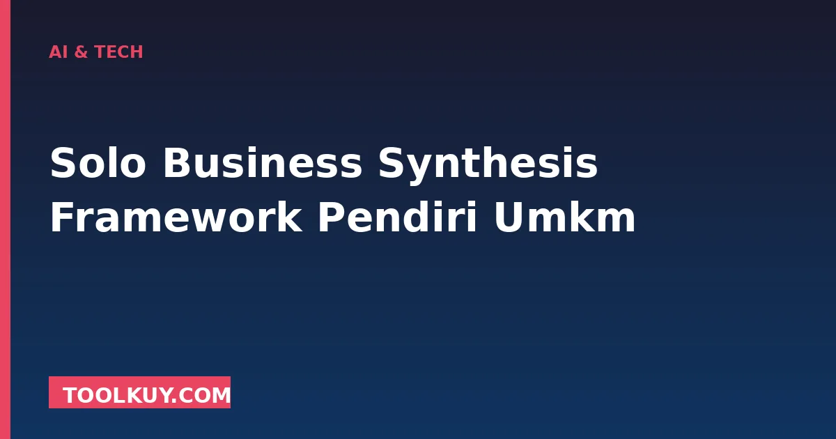 Solo Business Synthesis (2026)