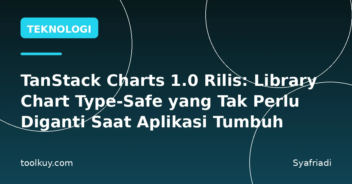TanStack Charts 1.0 Rilis: Library Chart Type-Safe yang Tak Perlu Diganti Saat Aplikasi Tumbuh